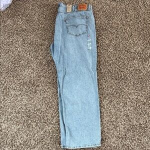 Levi's 559 Men's Classic Blue Straight Jeans NWT 48x34